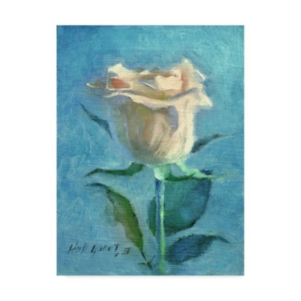 Trademark Fine Art Hall Groat Ii 'Red Rose On Table' Canvas Art, 14x19 ALI35637-C1419GG